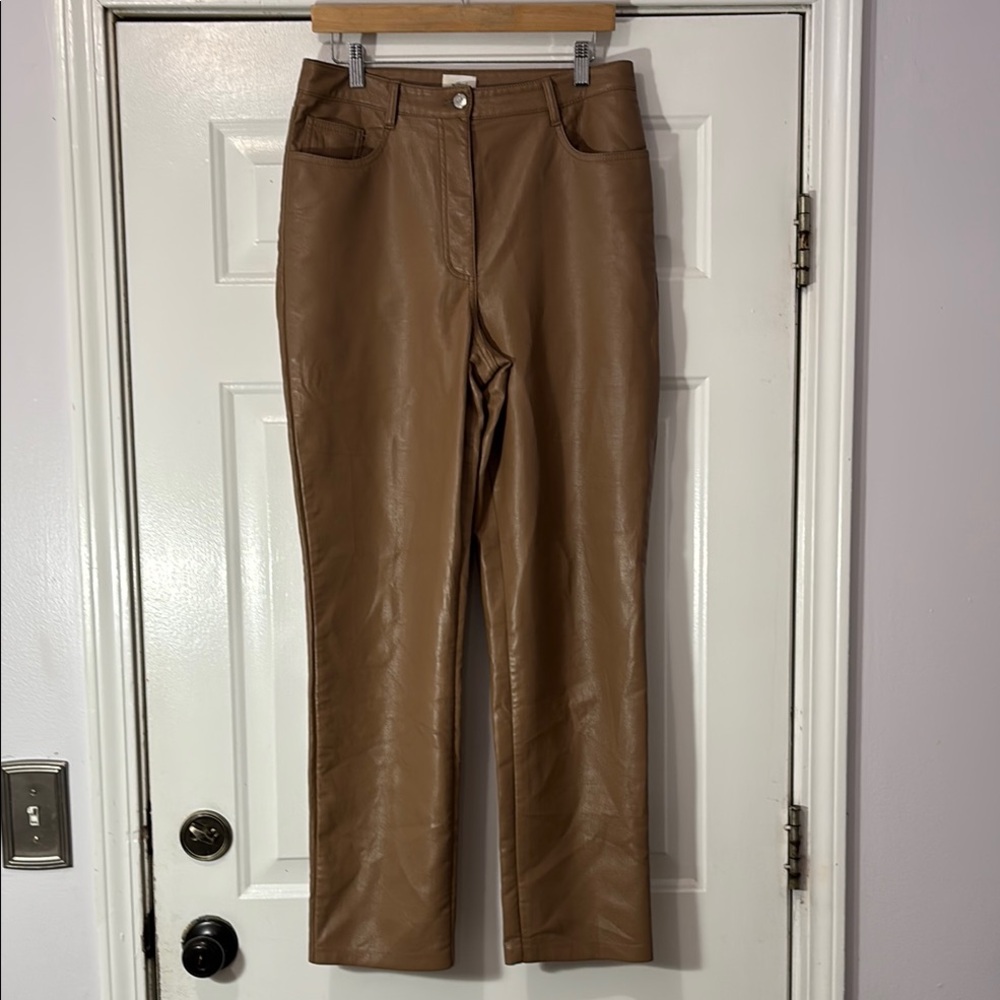 Wilfred brand faux leather pants Size 10